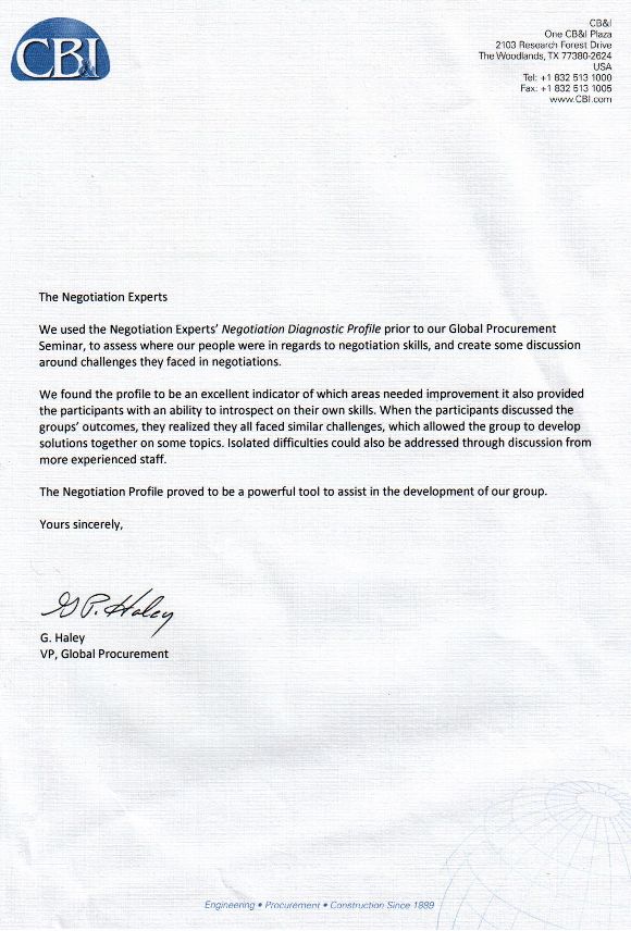 Client Testimonial
