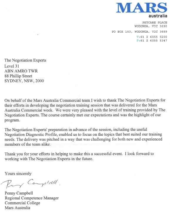 Client Testimonial
