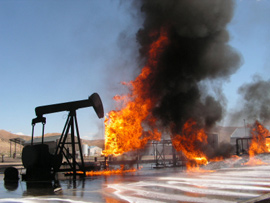 oil rig explosion